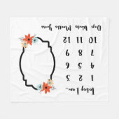 Couverture d'étape importante de bébé (Devant (Horizontal))