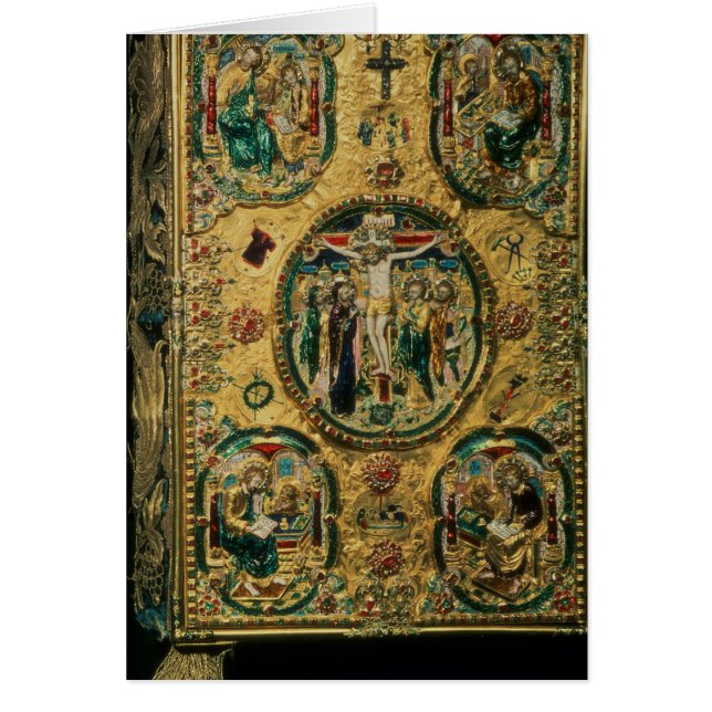 Couverture d'évangile, or avec le repousse (Devant)