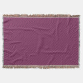 Couverture Diagonale rose chaud et noire (Devant)