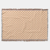 Couverture Diamants médiévaux - pêche rose et blanc (Devant)