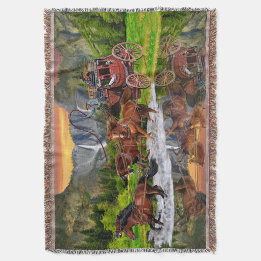 COUVERTURE DILIGENCE DE WELLS FARGO (devant Vertical)