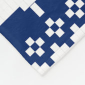 Couverture d'impression de l'arbre de pull bleu (Coin)