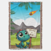 Couverture dinosaure mignon et drôle (devant Vertical)