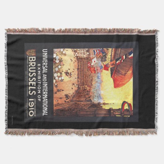 Couverture Dirigeable de Lebaudy avec des drapeaux du monde à (Devant)