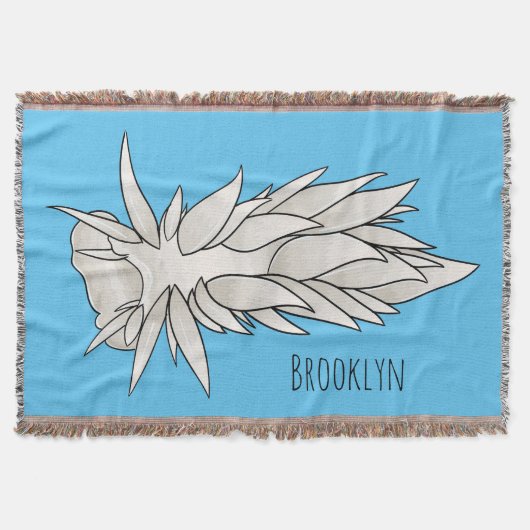 Couverture Dirona albolineata nudibranche dessin animé (Devant)