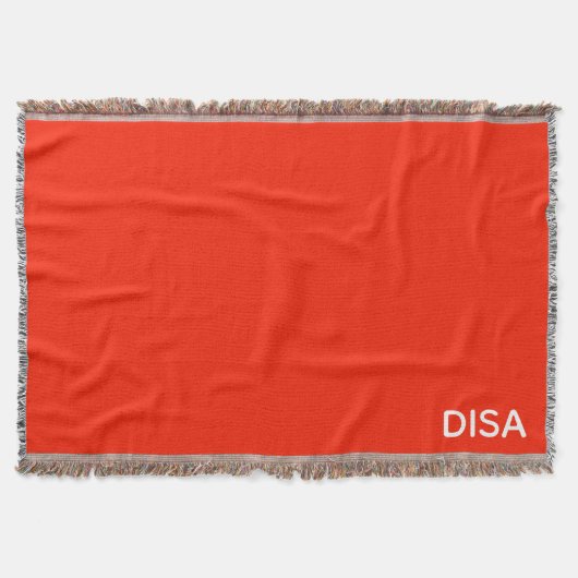 Couverture Disa Red color (Devant)