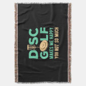 Couverture Disk Golf Me Rend Heureux (devant Vertical)