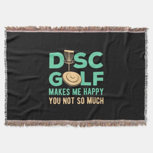 Couverture Disk Golf Me Rend Heureux (Devant)