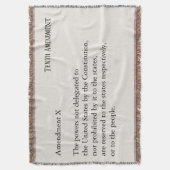 Couverture Dixième amendement Constitution Charte des droits (devant Vertical)