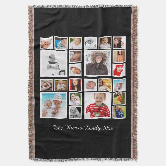 Couverture Do-it-yourself Collage photo personnalisé (devant Vertical)