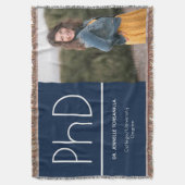 Couverture Doctorat Bleu Blanc Blancs Photo (devant Vertical)