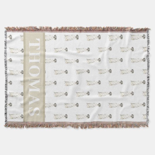 Couverture Dogue Allemand (Harlequin Noir Blanc) (Devant)