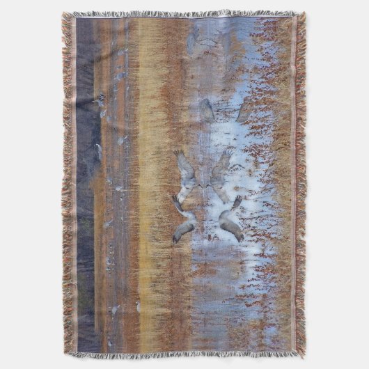 Couverture d'oiseaux de grue de Sandhill (devant Vertical)