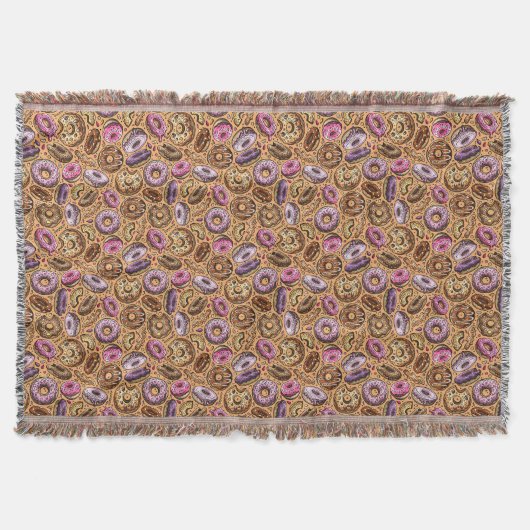 Couverture Donuts avec Motif d'arrosage (Devant)