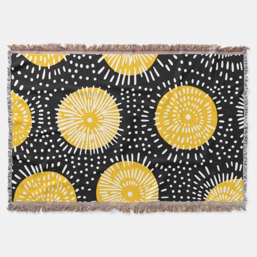 Couverture Doodle éclaté noir jaune et blanc (Devant)