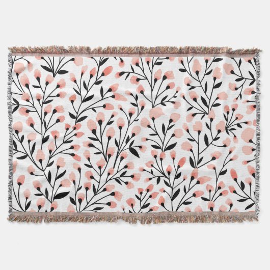 Couverture Doodle Flowers : Coral Floral sans joint. (Devant)