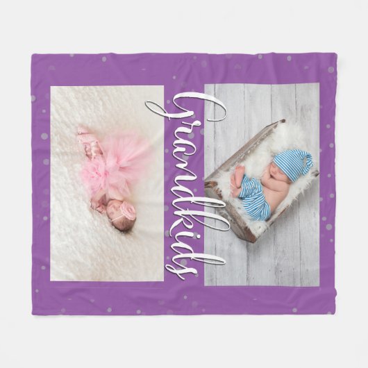 Couverture d'ouatine customisée par Grandkids de (Devant (Horizontal))