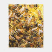 Couverture d'ouatine d'abeilles de miel (Devant)