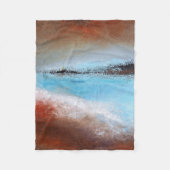 Couverture d'ouatine d'abrégé sur turquoise de (Devant)