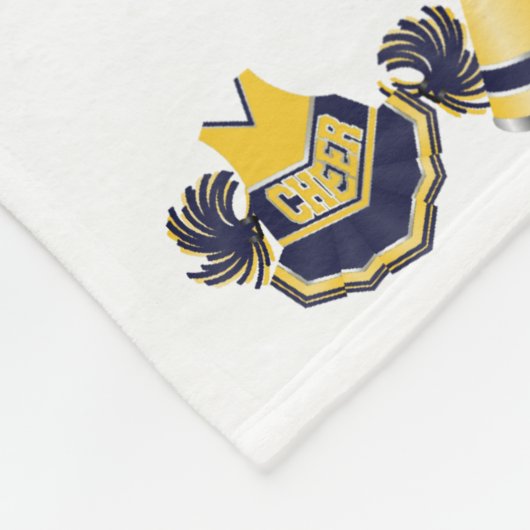 Couverture d'ouatine d'acclamation de bleu et de (Coin)