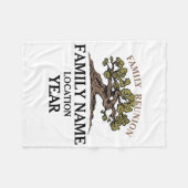 Couverture d'ouatine d'arbre de la Réunion de (Devant (Horizontal))