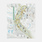 Couverture d'ouatine de carte de vallée de (Devant)