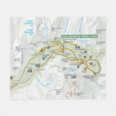 Couverture d'ouatine de carte de vallée de (Devant (Horizontal))