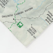 Couverture d'ouatine de carte du mont Rainier (Coin)