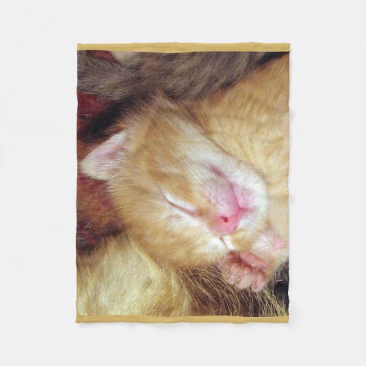 Couverture d'ouatine de chat de sommeil (Devant)