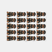 Couverture d'ouatine de chiot de rottweiler (Devant (Horizontal))