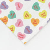 Couverture d'ouatine de coeurs de sucrerie de (Coin)