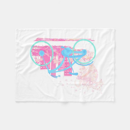 Couverture d'ouatine   de conception de bicyclette (Devant (Horizontal))