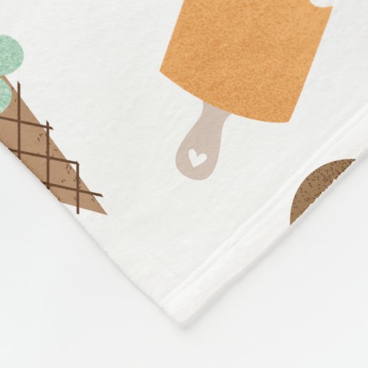 Couverture d'ouatine de cornets de crème glacée (Coin)