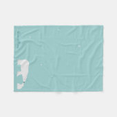 Couverture d'ouatine de CUB d'ours blanc et de (Devant (Horizontal))