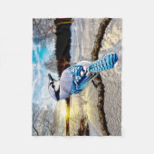 Couverture d'ouatine de geai bleu (Devant)