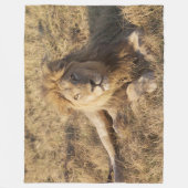 Couverture d'ouatine de lion (Devant)