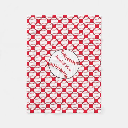 Couverture d'ouatine de maman de base-ball (Devant)