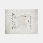 Couverture d'ouatine de maman de Samoyed (Devant (Horizontal))