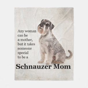 Couverture d'ouatine de maman de Schnauzer