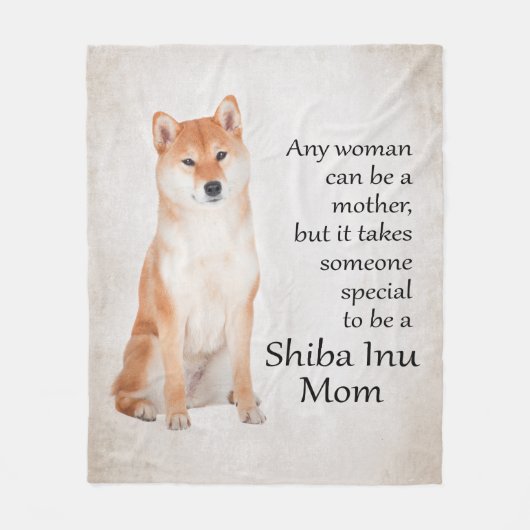 Couverture d'ouatine de maman de Shiba Inu (Devant)