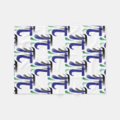 Couverture d'ouatine de maths de symbole de pi (Devant (Horizontal))