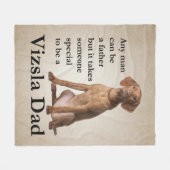 Couverture d'ouatine de papa de Vizsla (Devant (Horizontal))