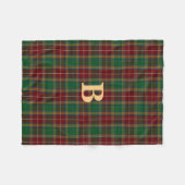 Couverture d'ouatine de plaid de tartan de clan de (Devant (Horizontal))
