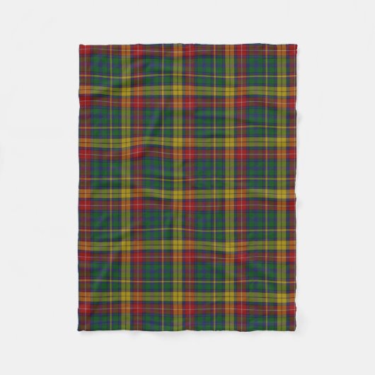 Couverture d'ouatine de plaid de tartan de clan de (Devant)