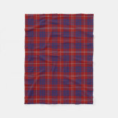 Couverture d'ouatine de plaid de tartan de clan de (Devant)