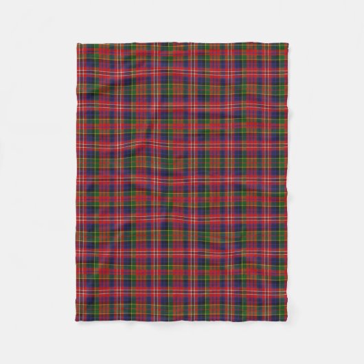 Couverture d'ouatine de plaid de tartan de clan de (Devant)