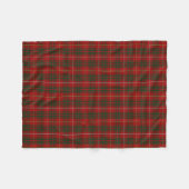 Couverture d'ouatine de plaid de tartan de clan de (Devant (Horizontal))
