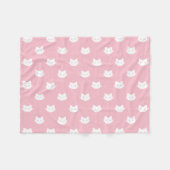 Couverture d'ouatine de polyester de chat de Kitty (Devant (Horizontal))