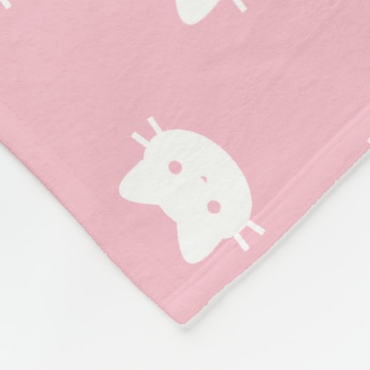 Couverture d'ouatine de polyester de chat de Kitty (Coin)