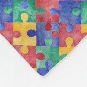 Couverture d'ouatine de puzzle de sensibilisation (Coin)
